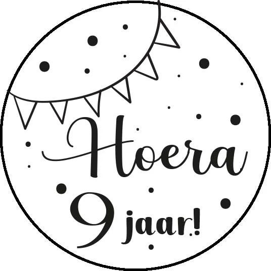 Hoera9jaarsticker-stoepkrijtmeid